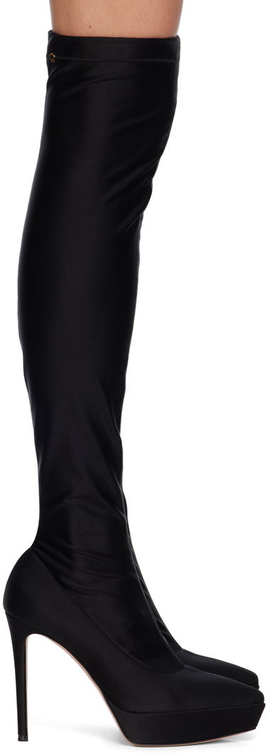 Sneakers og sko Gianvito Rossi Platform Over-The-Knee Boots Sort | G80236.85RIC.CUP, 0