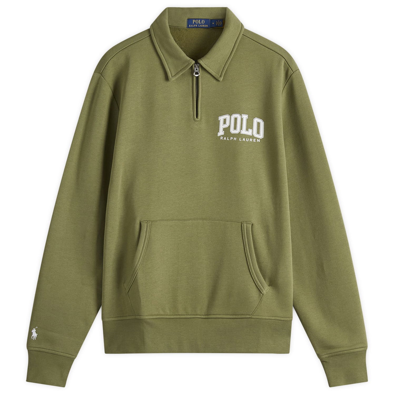 Sweatshirt Polo by Ralph Lauren Polo Ralph Lauren Arch Applique Half Zip Sweatshirt Grøn | 710967732003, 0