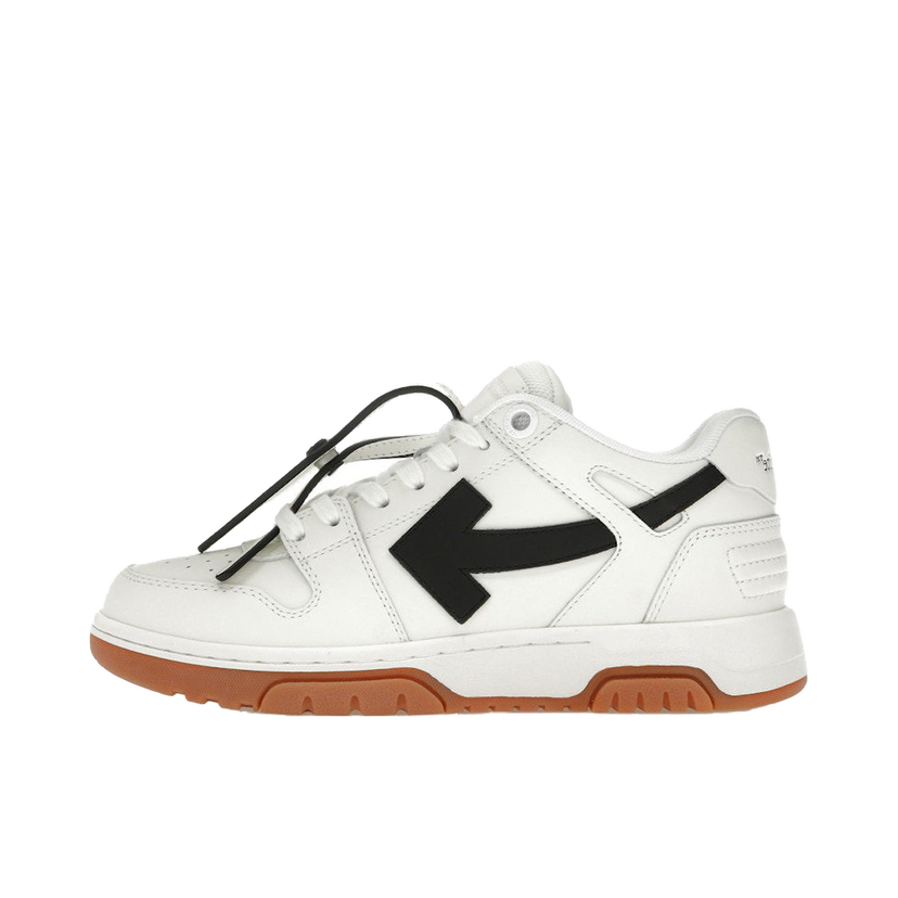 Sneakers og sko Off-White Out Of Office OOO Low Tops White Black Gum Hvid | OMIA189C99LEA011-0110
