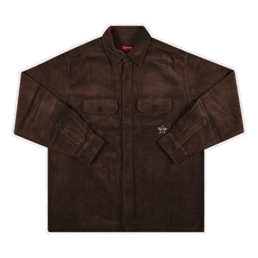 Skjorte Supreme Corduroy Shirt Brun | SS22S33 BROWN, 0