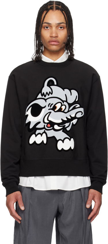 Sweater KENZO Kenzo Paris VERDY Edition Cotton Sweatshirt Sort | FF55SW2684MC, 0