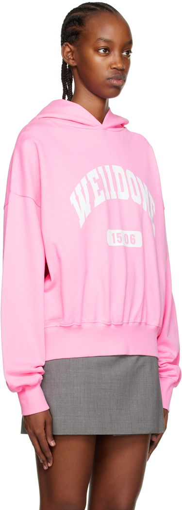 Sweatshirt We11done We11done Old School Campus Hoodie Lyserød | WD-TH3-22-807-U-PK, 1