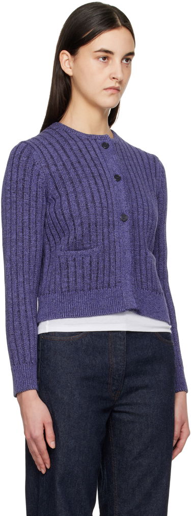 Sweater JW Anderson JW Anderson Cropped Buttoned Cardigan Lilla | KW1356-YN0410, 1