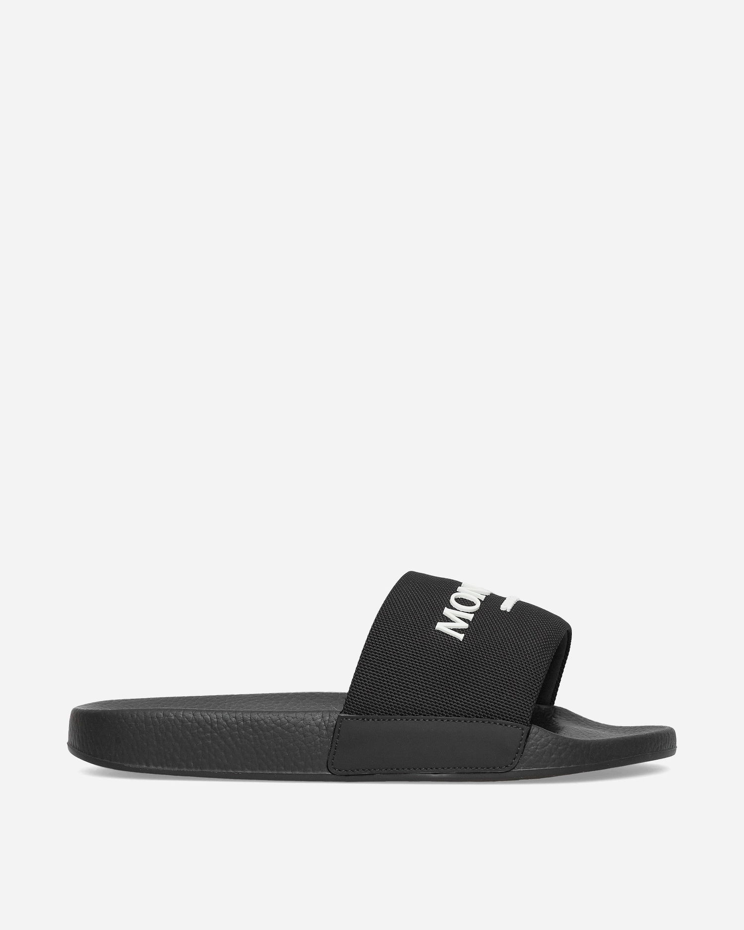 Sneakers og sko Moncler Logo Slides Sort | H109A4C00050 999, 1