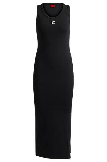 Kjole BOSS HUGO Stretch Jersey Maxi Tank Dress Sort | 50514521