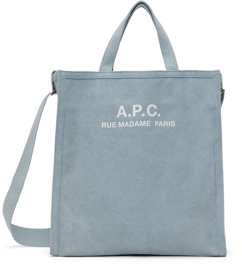Mulepose A.P.C. Shopping Tote Bag Blå | COHGV-H61318