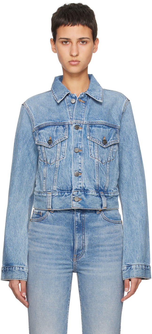 Jakke Khaite Blue 'The Rizzo' Denim Jacket Blå | 1092-094, 0