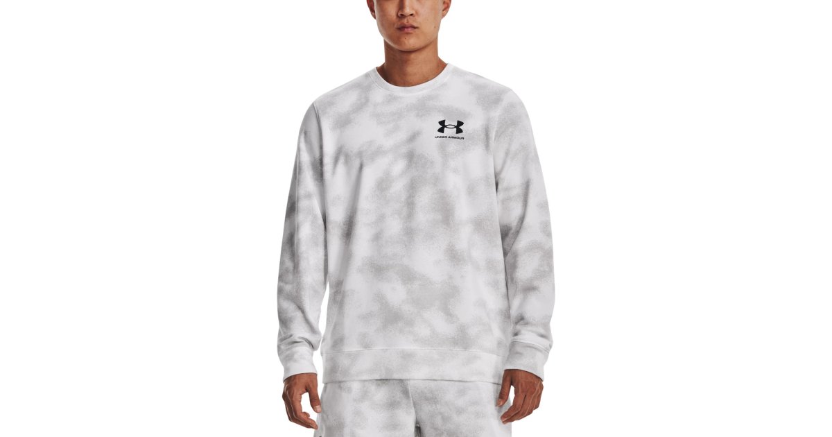 Sweatshirt Under Armour Rival Terry Nov Crew Hvid | 1377186-100, 1