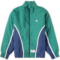 Jakke New Balance Hoops Woven Team Grøn | MJ33585-TFN, 1