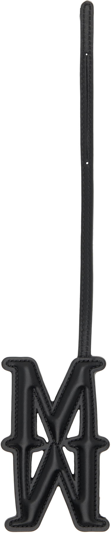 Nøgleringe Max Mara Max Mara Leather Monogram Keychain Brun | 2524726061600, 2