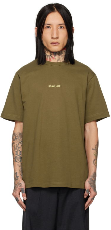 T-shirt Helmut Lang Space Graphic T-Shirt Grøn | N09HM526, 0