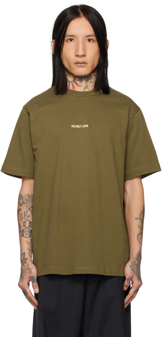 T-shirt Helmut Lang Space Graphic T-Shirt Grøn | N09HM526