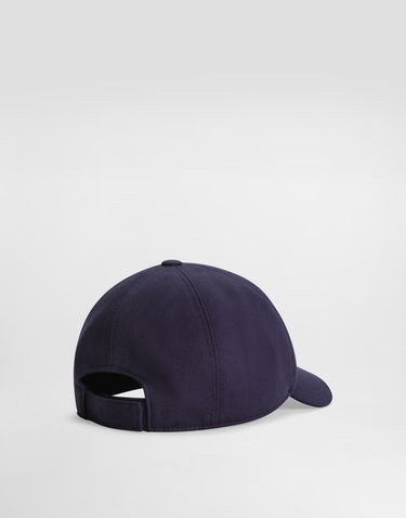Kasket Dolce & Gabbana Dolce & Gabbana Gabardine Baseball Cap with Logo Mørkeblå | LB4H80G7O2XB0309, 1