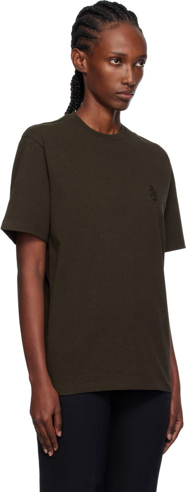 T-shirt JW Anderson JW Anderson Anchor Embroidery T-shirt Grøn | JT0312-PG1510, 1