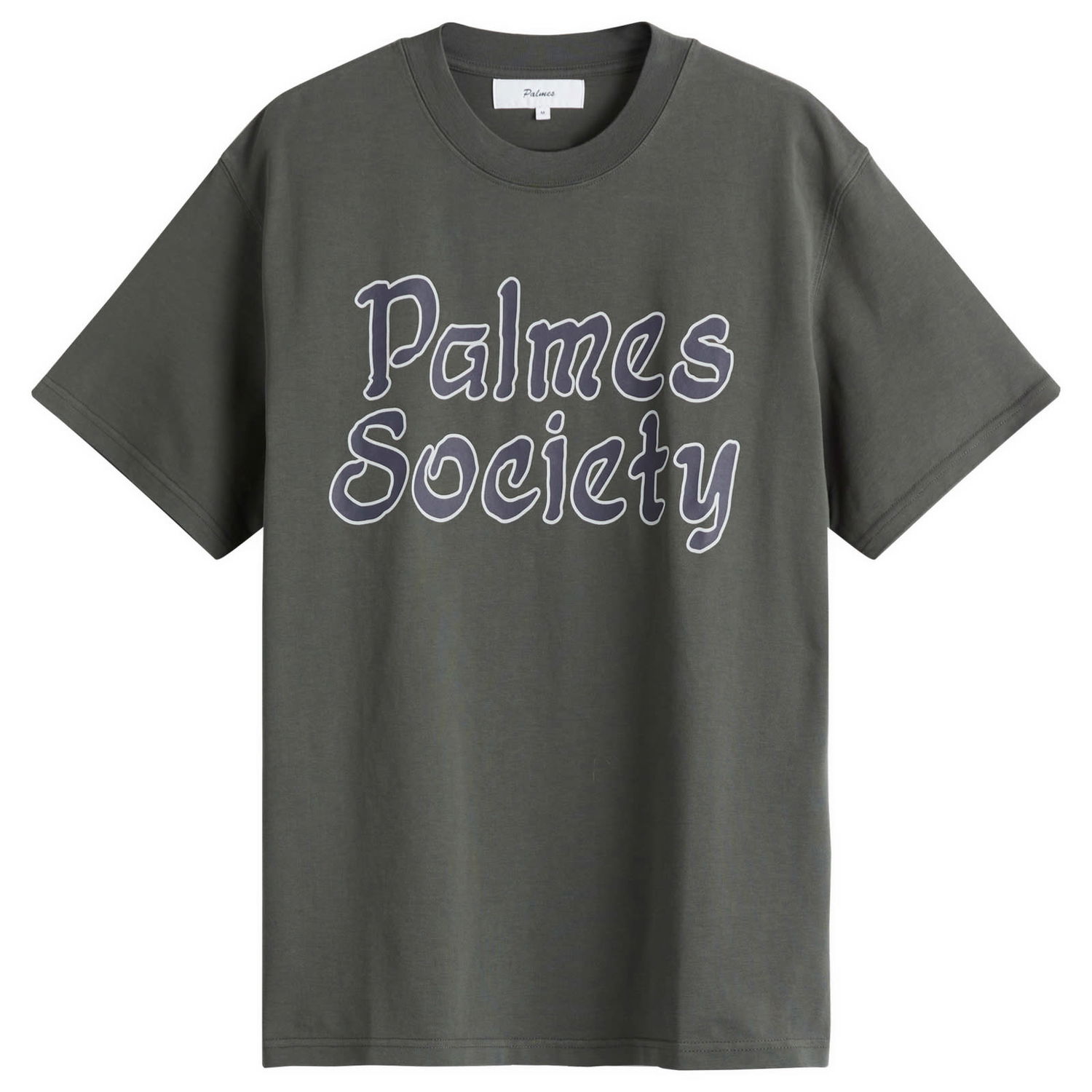 T-shirt Palmes Society T-Shirt, Size Large Grøn | P10-0040-888, 0