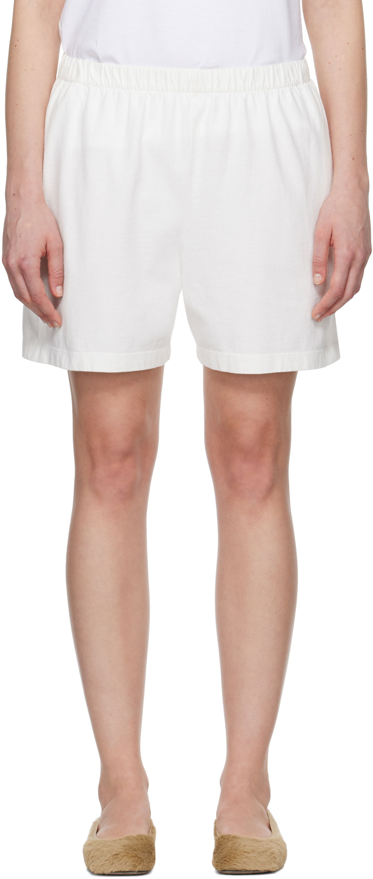 Shorts The Row The Row Gunty Shorts Hvid | 7875-K526, 0