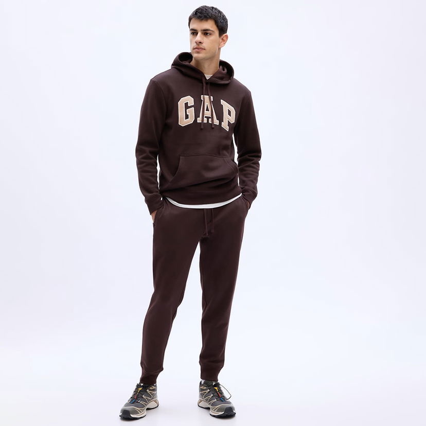 Bukser og jeans GAP Logo Jogger Turkish Coffee XS Sort | 804257-08
