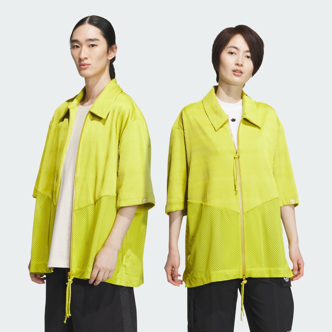 Skjorte adidas Originals x SFTM Zip Shirt Gul | IK8595, 1