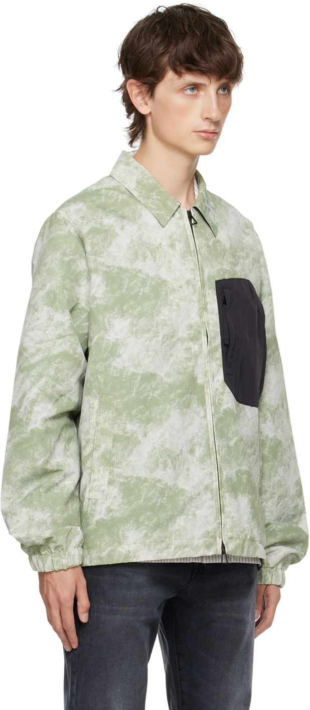 Vindjakke Paul Smith PS Paul Smith Printed Jacket Grøn | M2R-311Y-L21845, 1