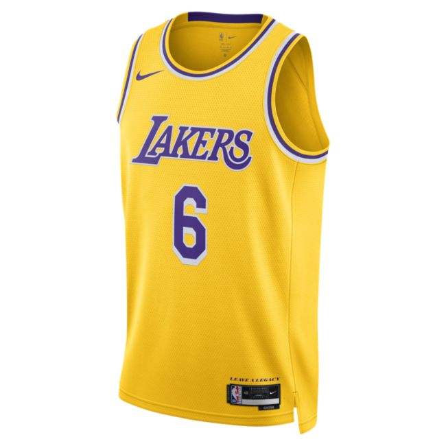 Jersey Nike Los Angeles Lakers Icon Edition 2022/23  Dri-FIT Jersey Gul | DN2009-728, 0