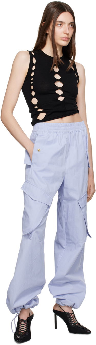 Cargo bukser Dion Lee Elasicized Cargo Trousers Blå | C2150P23, 3