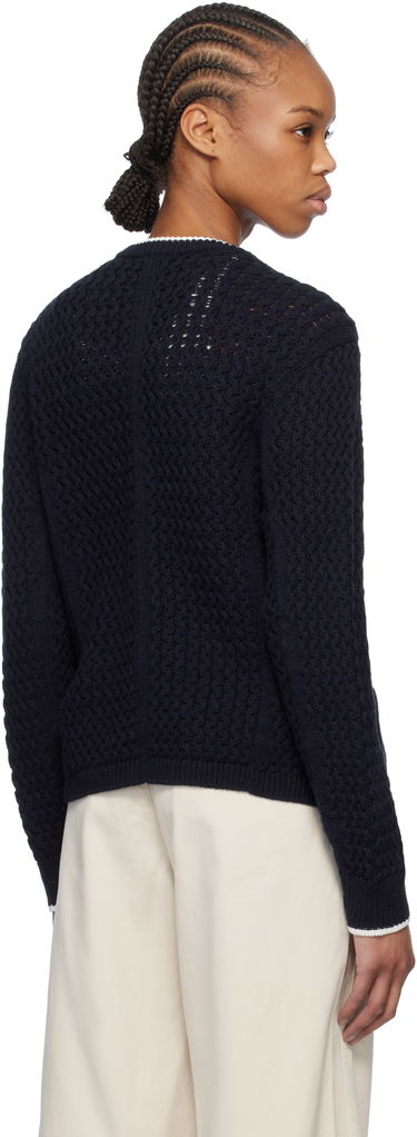 Sweater rag & bone Rag & Bone Daria Knit Cardigan Mørkeblå | WAS24P045SD45, 2