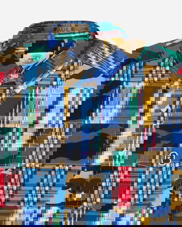 Skjorte BAPE Patchwork Shirt Flerfarvet | 1G30131005 MULTI, 3