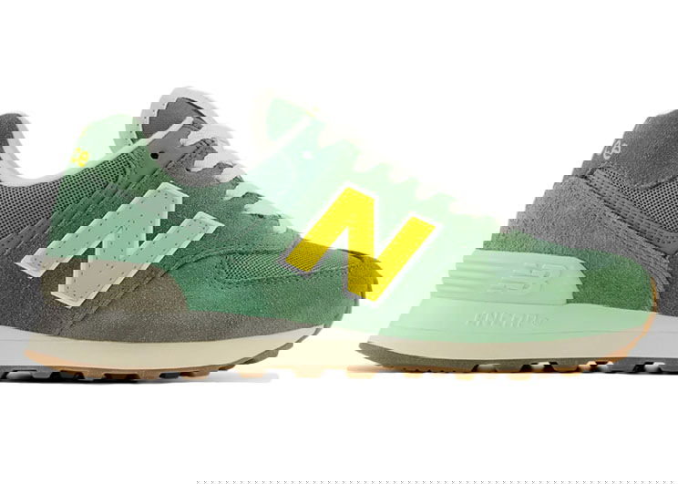 Sneakers og sko New Balance 574 Mallard Green Yellow W Grøn | WL574GS2, 0