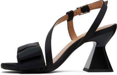 Sneakers og sko GANNI GANNI Big Bow High Heeled Sandals Sort | S2850, 2