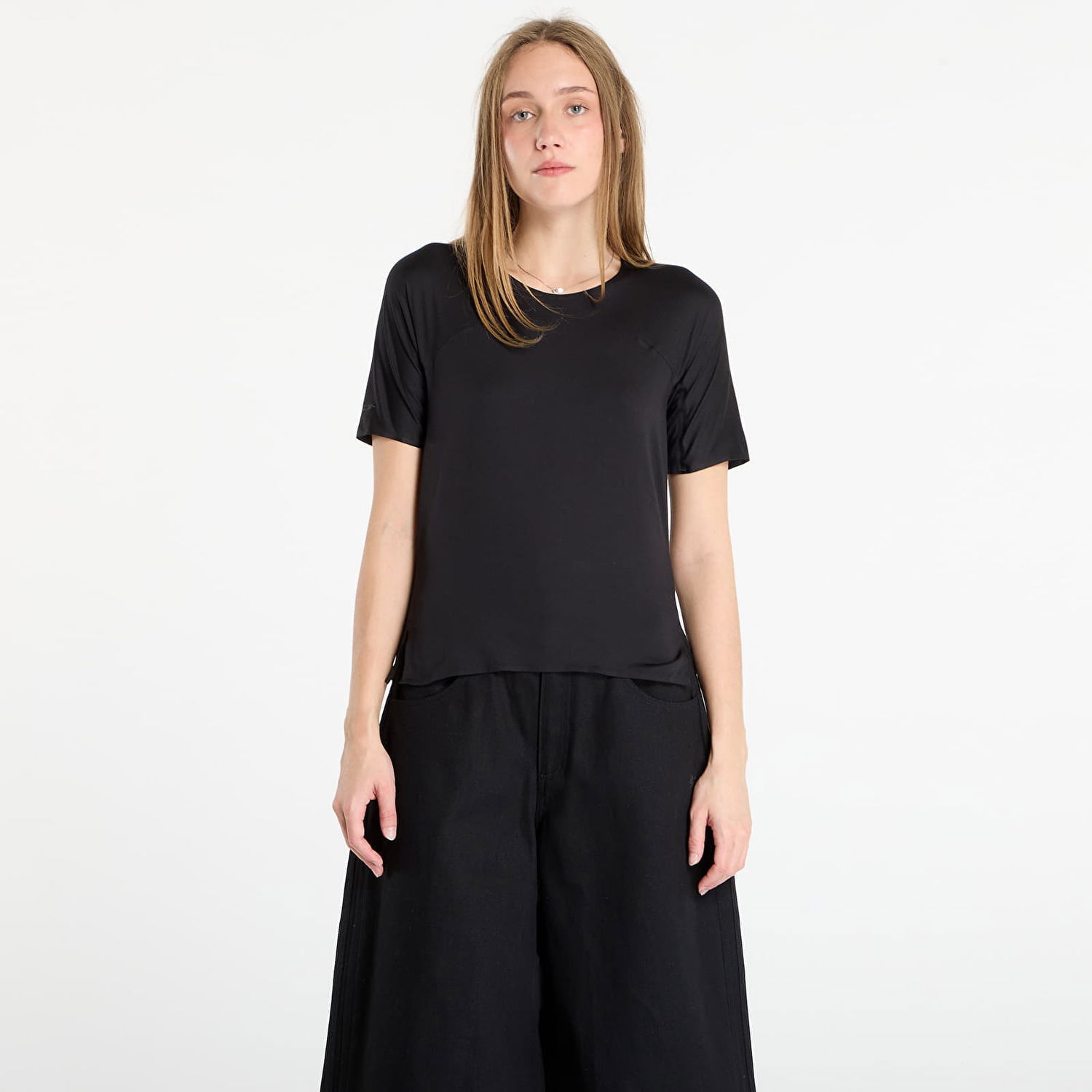 T-shirt Y-3 Y-3 Run Short Sleeve T-Shirt Sort | JW3759, 0