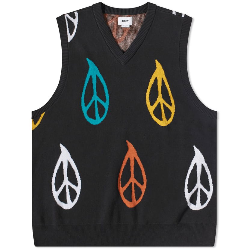 Sweater OBEY Obey Peaced Sweater Vest Sort | 151000059BKM
