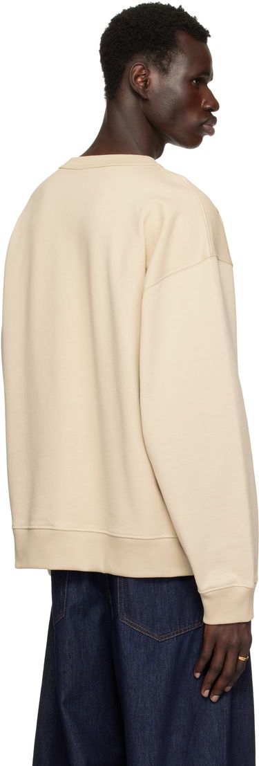Sweatshirt Dries Van Noten Dries Van Noten Appliqué Sweatshirt Beige | 251-021166-1610, 2