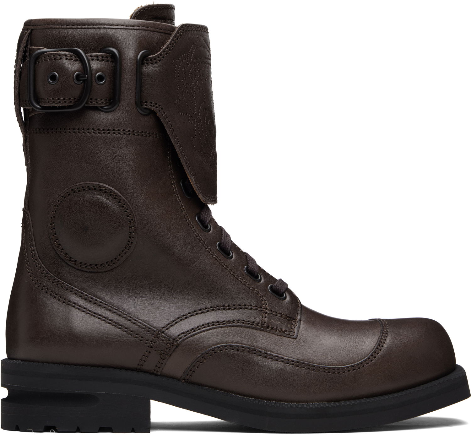 Sneakers og sko KIKO KOSTADINOV Kiko Kostadinov Fitz Military Boots Brun | KKAW25FT01-157, 0