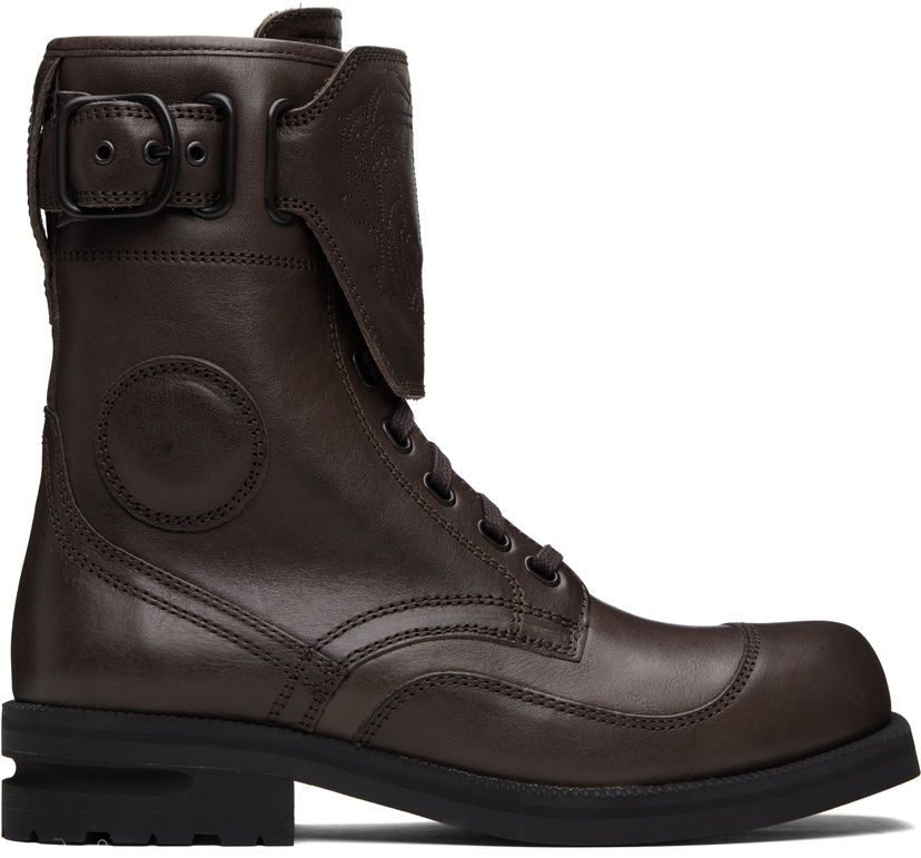 Sneakers og sko KIKO KOSTADINOV Kiko Kostadinov Fitz Military Boots Brun | KKAW25FT01-157