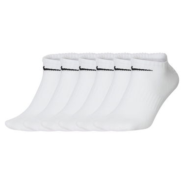 Sokker Nike Lightweight No-Show 6-pack Hvid | sx7679-100, 2