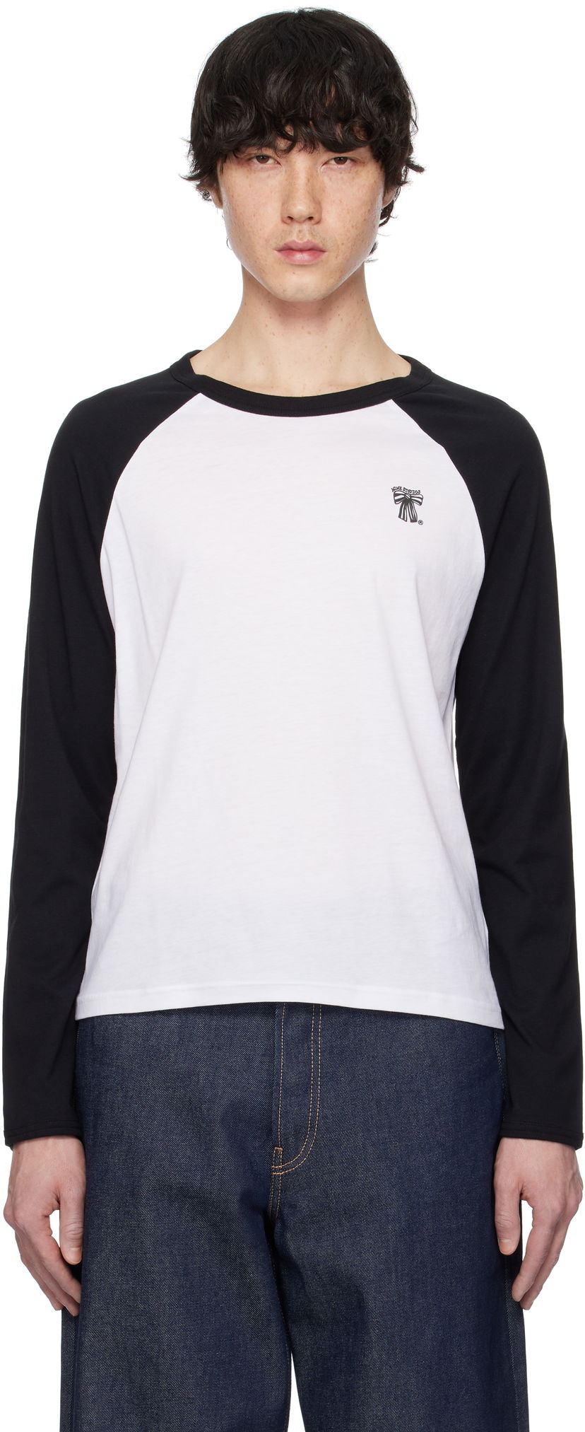 T-shirt Acne Studios Acne Studios Regular-Fit Long Sleeve T-Shirt Hvid | CL0320-