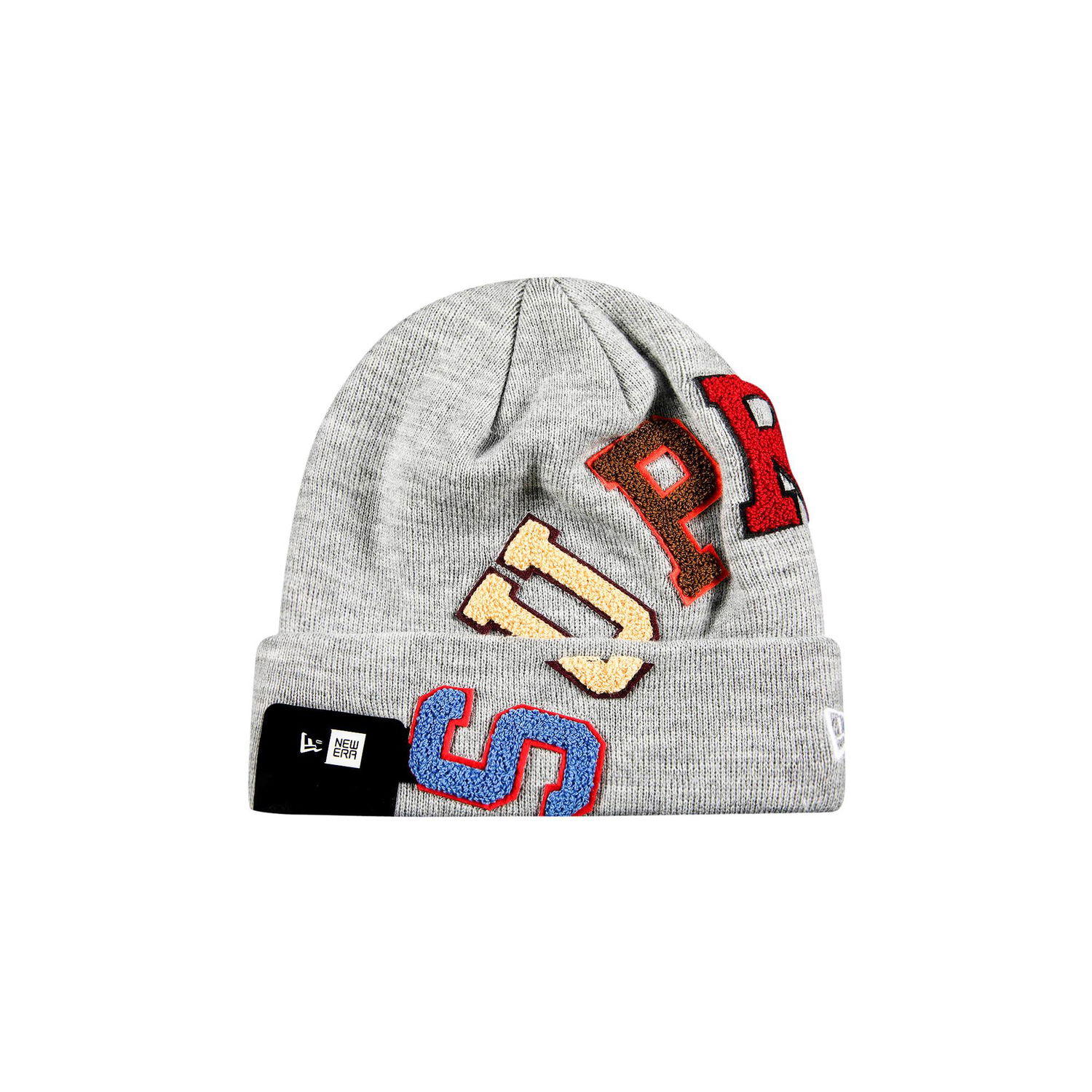Beanie Supreme New Era x Big Arc Beanie Grå | FW20BN31 HEATHER GREY, 1