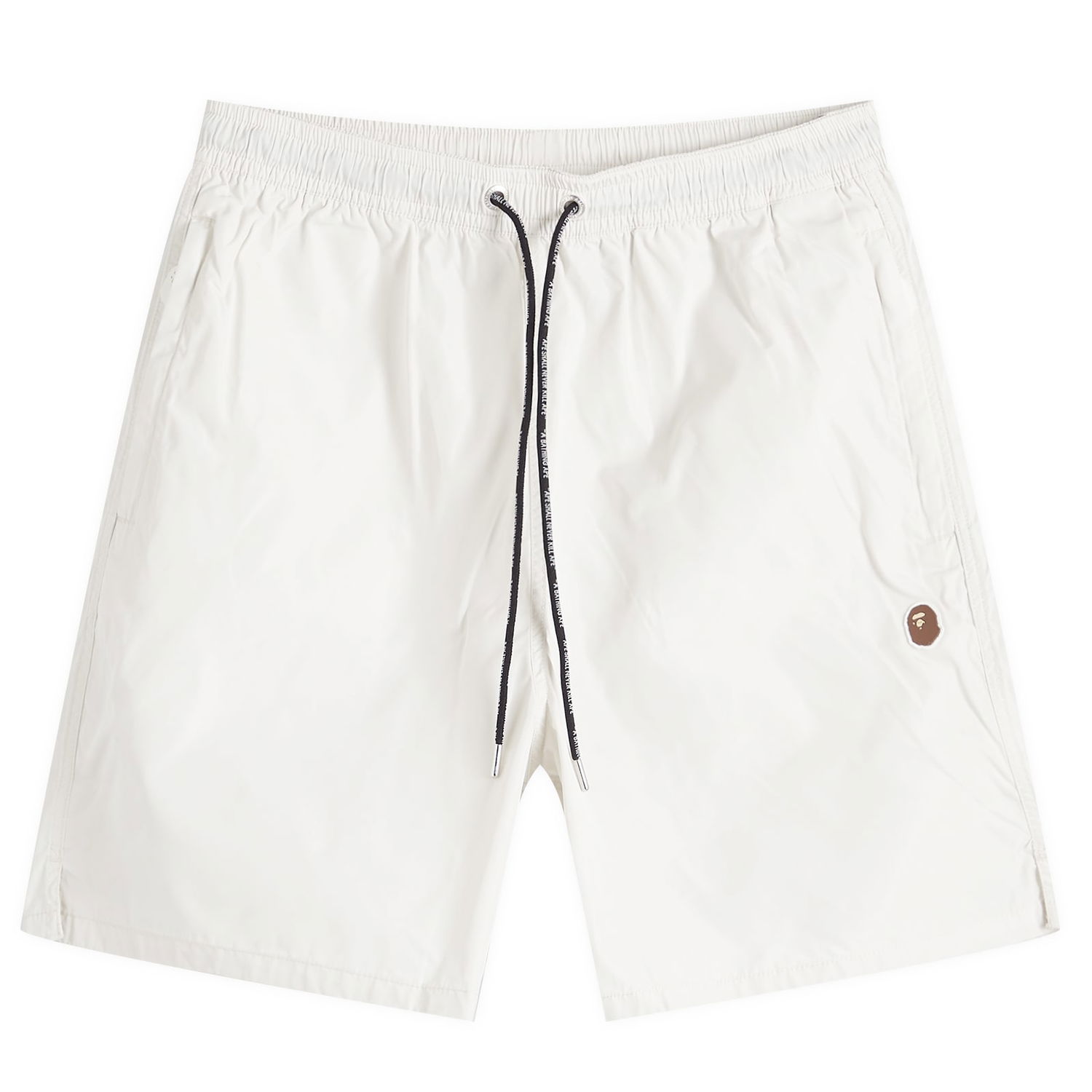Shorts BAPE A Bathing Ape Ape Head Nylon Beach Short Hvid | 001SPK301322M-GRY, 0