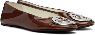 Tøj Tory Burch Tory Burch Reva Ballerina Flats Brun | 173536-200, 3