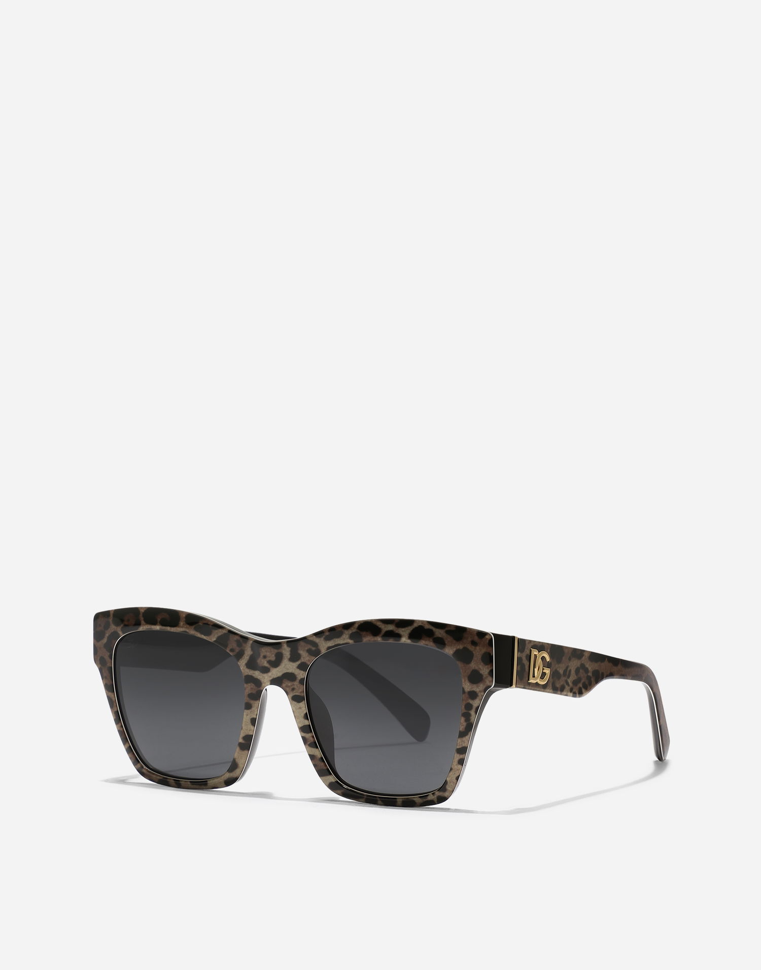 Solbriller Dolce & Gabbana New Arrivals Crossed Leopard Print Acetate Sunglasses Flerfarvet | VG4512VP3879V000, 1