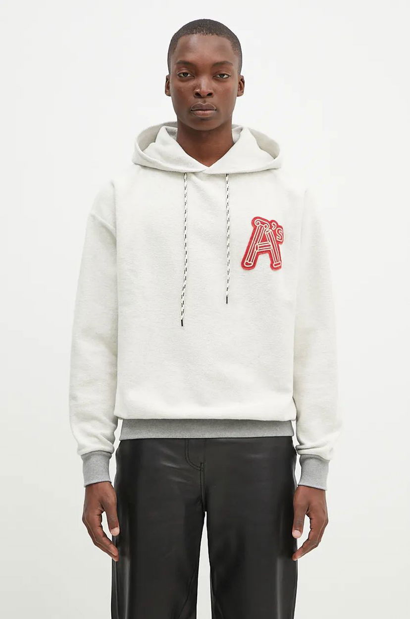 Sweatshirt Aries Reverse Column A Hoodie Grå | AR2001202