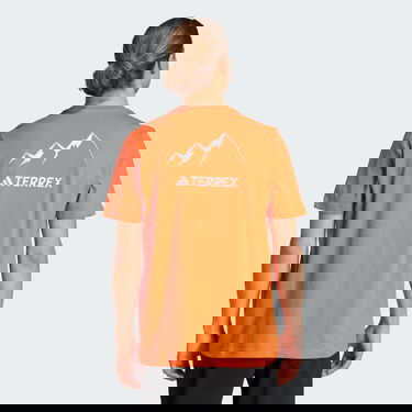 T-shirt adidas Performance Terrex Graphic MTN 2.0 Tee Orange | IL5067, 3