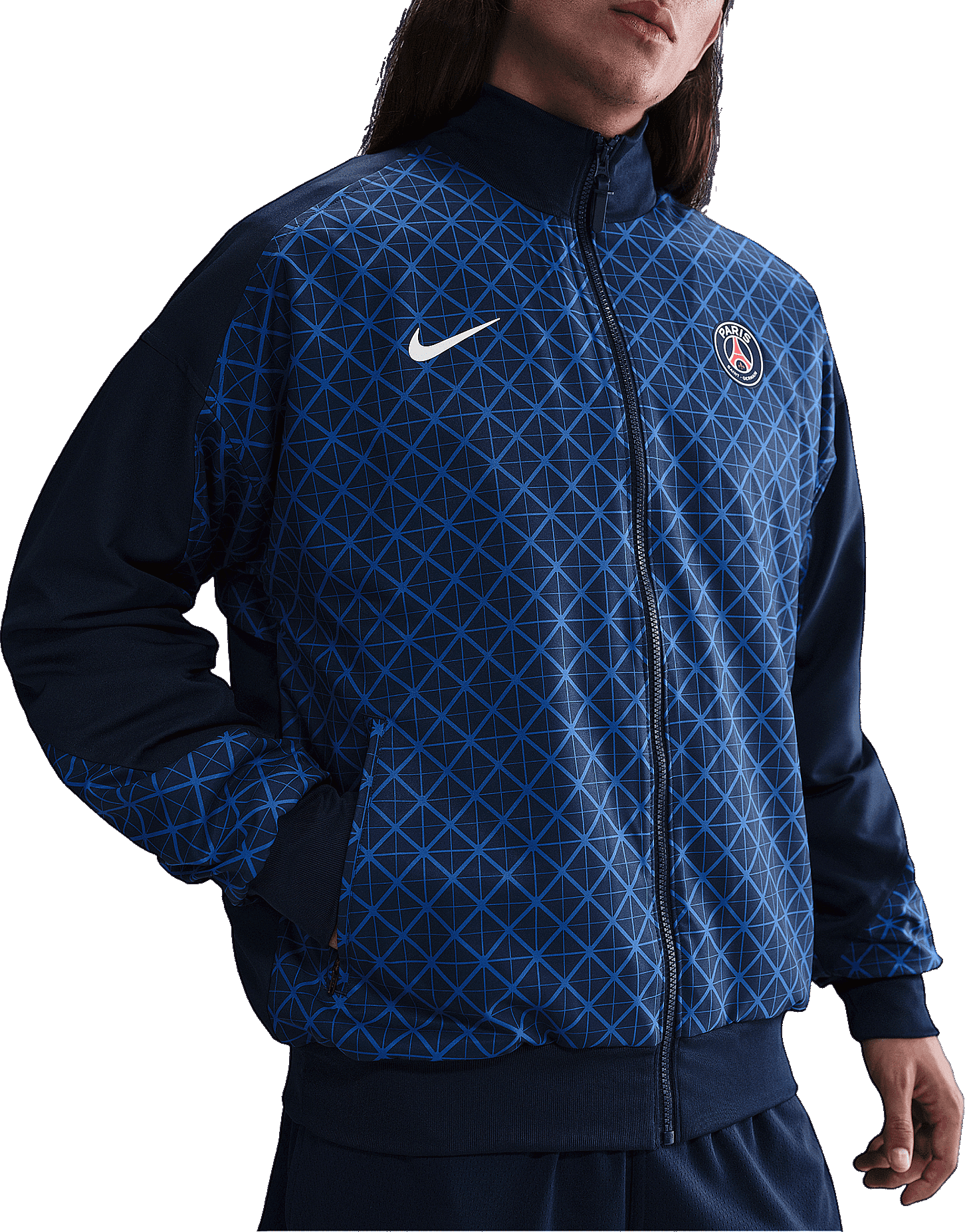 Jakke Nike PSG Strike Anthem Jacket 2025/26 Blå | hj6399-410, 0