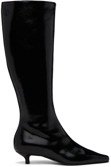 Kjole TOTEME Totême 'The Slim' Kitten Heel Knee-High Boots Sort | 241-WAS954-LE0046, 0