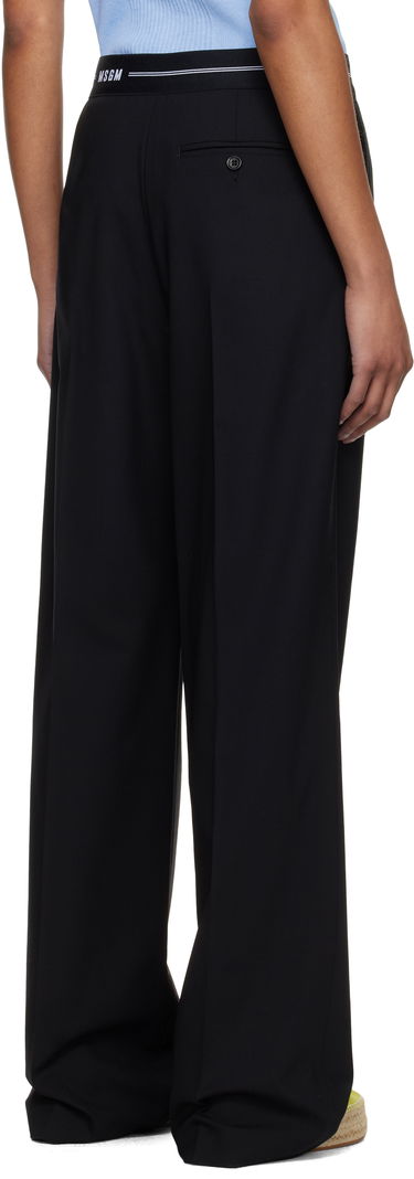 Bukser MSGM MSGM Pleated Trousers Sort | 3841MDP14 257127, 2