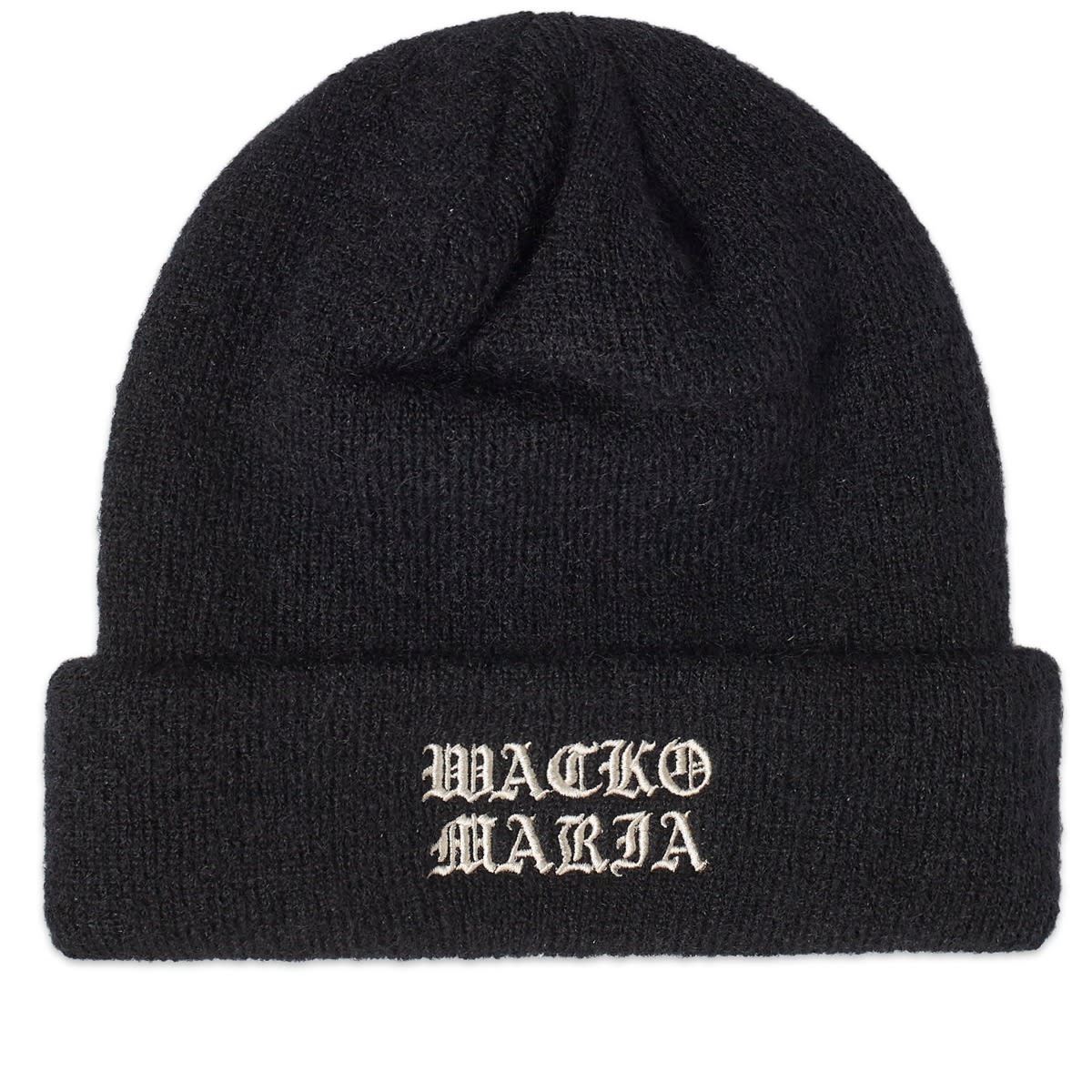 Beanie WACKO MARIA Mohair Knitted Watch Beanie Sort | 23FW-WMA-CP03-BLK, 0