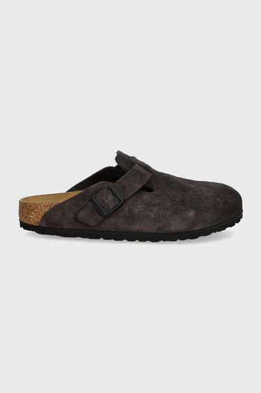 Sneakers og sko Birkenstock Boston Suede Slippers Grå | 1028552, 1