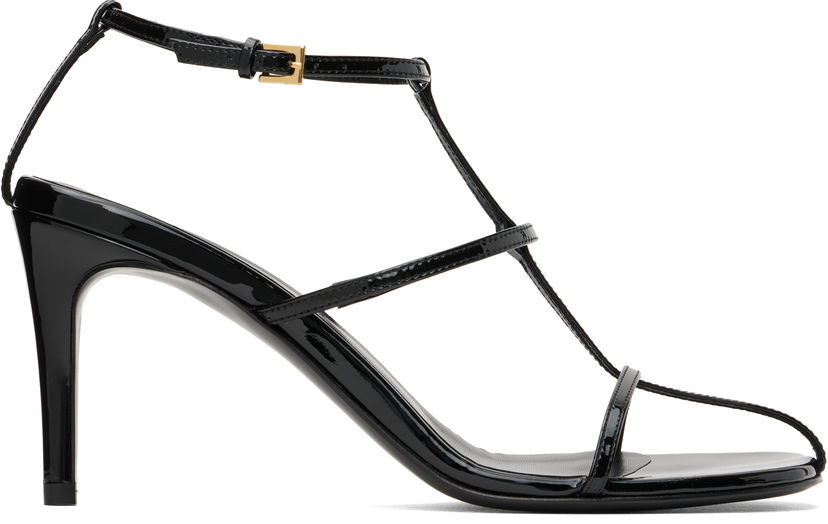 Tilbehør Khaite KHAITE Cage Heeled Sandals Sort | F3083-938