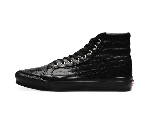 Skateboarding Vans Sk8-Hi LX Jim Goldberg Black Leather Sort | VN0A4BVB00V