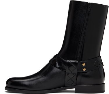 Tøj Bottega Veneta Bottega Veneta Achille Leather Boots Sort | 816615V3H901000, 2